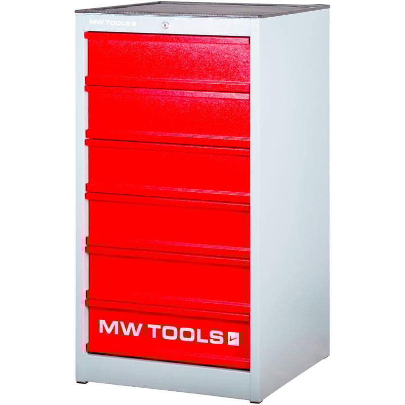 Mw Tools - Armoire d'atelier à tiroirs haute hauteur 1.110 mm - 6,9 ou 12 tiroirs DELK11006