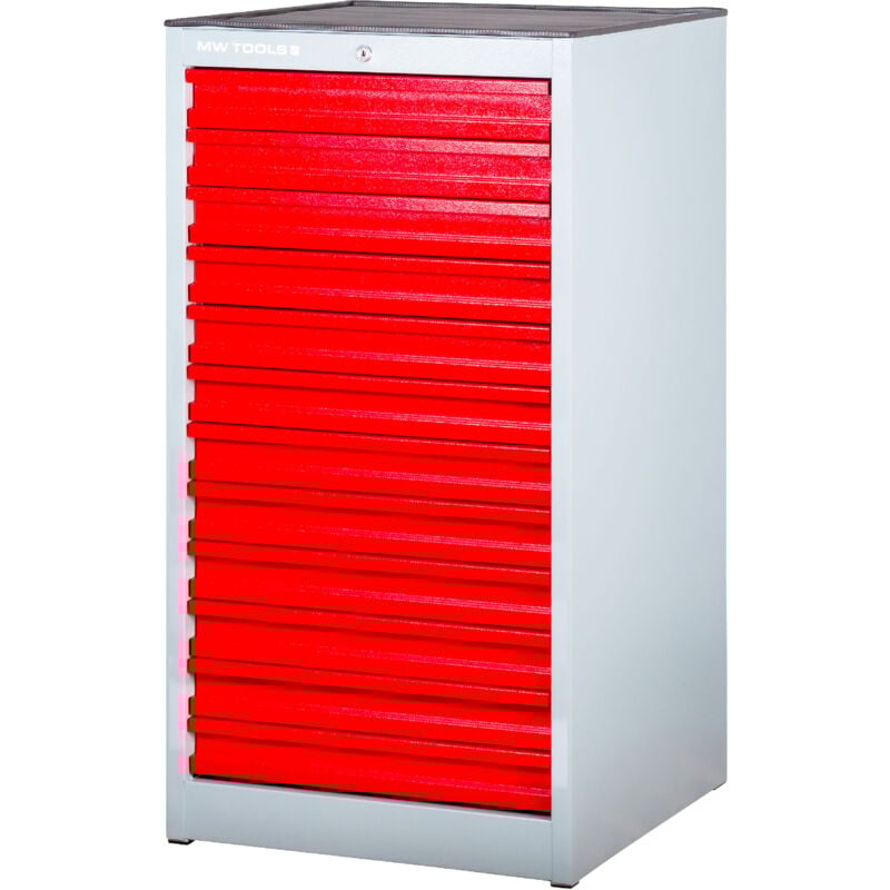 Mw Tools - Armoire d'atelier à tiroirs haute hauteur 1.110 mm - 6,9 ou 12 tiroirs DELK11012