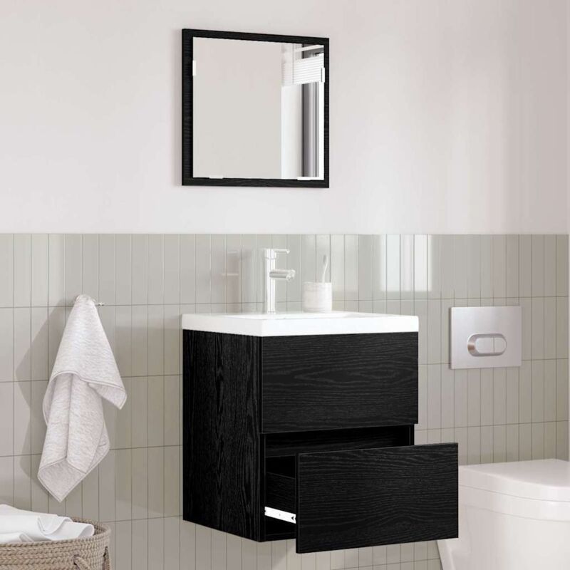 Cabinet de Salle de Bain Chêne noir 41 x 38.5 x 45 cm vidaXL