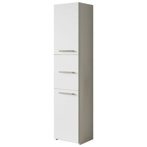 Armoire de bain indépendante Comfivo 188 , À poser, Le nombre de portes: 3, 170x40x30cm, Stratifié, Nombre de tiroirs: 0