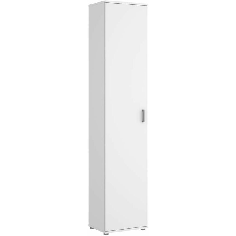 Mobimarket - Monter une armoire polyvalente Blanc 39 x 190 x 35 cm - Blanc