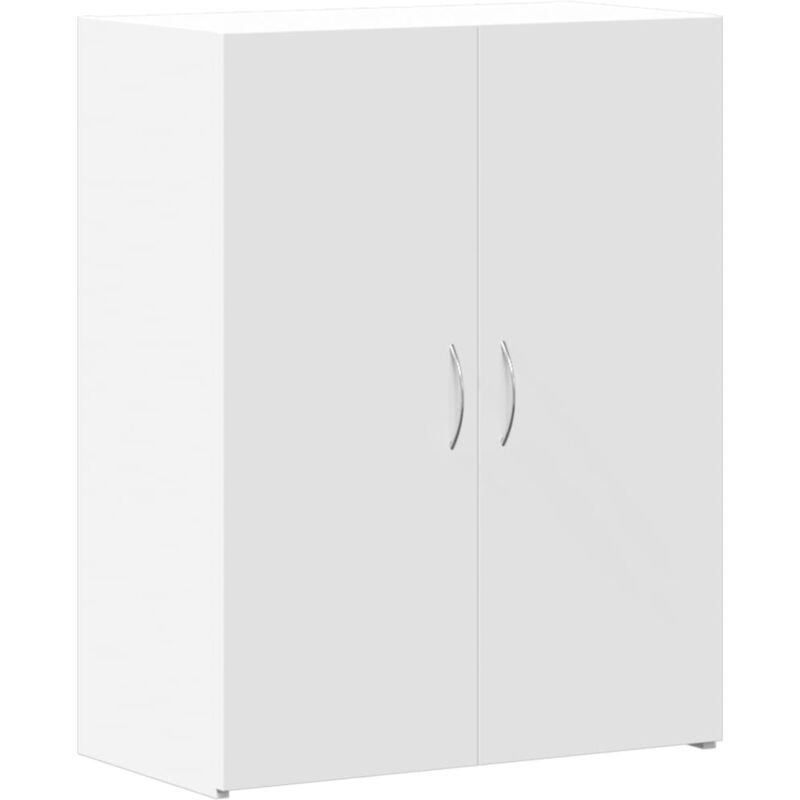 Armoire de classement blanc 60x32x77,5 cm bois d'ingénierie vidaXL