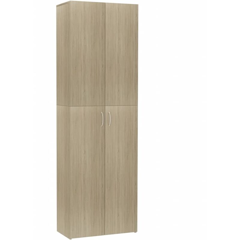Vidaxl - Armoire de bureau Chêne sonoma 60x32x190 cm Aggloméré