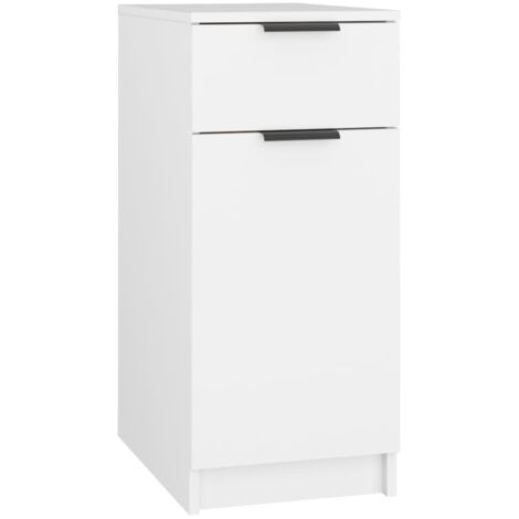Armoire de bureau moderne,Armoire à dossiers Blanc 33,5x50x75 cm Bois d'ingénierie -72076