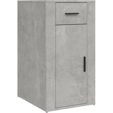Armoire de bureau moderne,Armoire à dossiers Gris béton 40x49x75 cm Bois d'ingénierie -22899