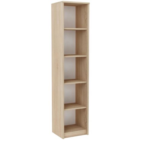 Armoire de Bureau - Table de chevet 1 tiroir haut 1 tiroir bas - Panneau stratifié chêne artisan-anthracite, étagère ouverte