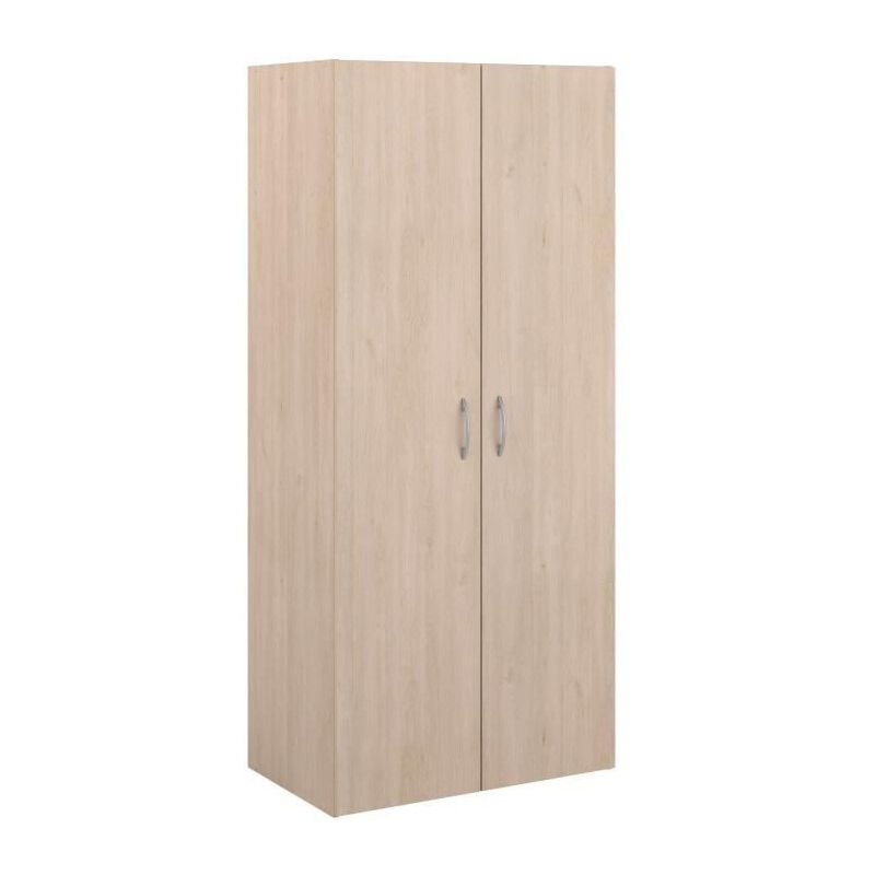 Parisot - Armoire de chambre - easy life - Chene - 2 portes - 80,2 x 180 x 49,7