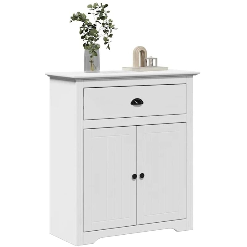 Vidaxl - Armoire de couloir bodo blanc 80x35x90 cm