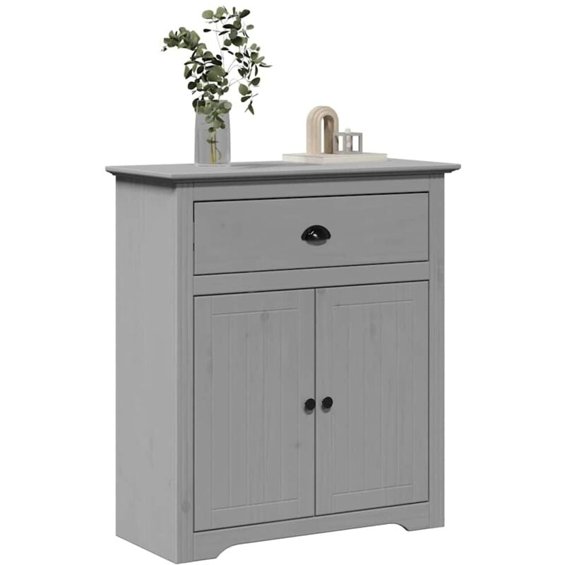 Vidaxl - Armoire de couloir bodo gris 80x35x90 cm