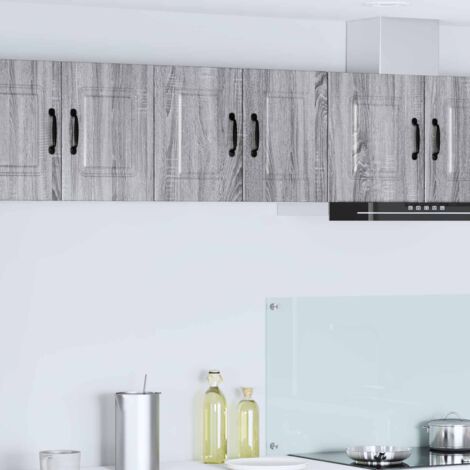 Armoire de cuisine avec étagère-Meuble de cuisine-Armoire de rangement Gris Sonoma 30 x 31 x 40 cm