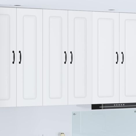 Armoire de cuisine avec stockage-Meuble de cuisine-Armoire de rangement Kalmar Blanc 60 x 31 x 100 cm 887066