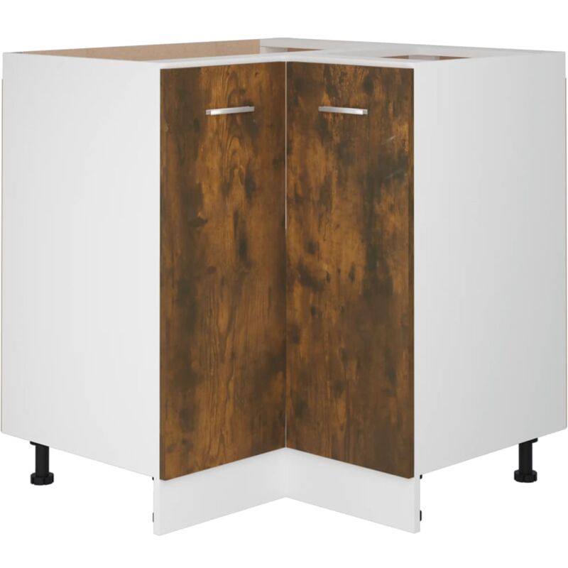 Vidaxl - Armoire de cuisine Chêne fumé 75,5x75,5x80,5 cm Chêne fumé
