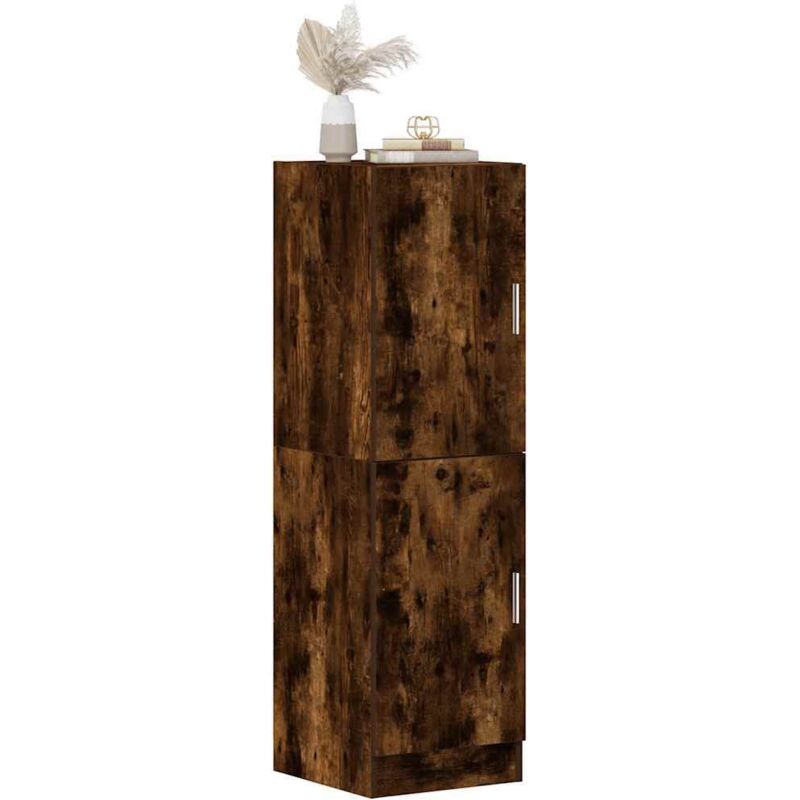 Vidaxl - Armoire de cuisine chêne fumé 38x41,5x131,5 cm bois ingénierie