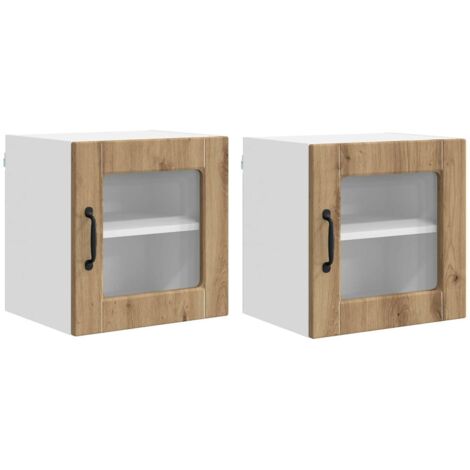 Armoire de cuisine  Meuble de cuisine 2 pcs Chêne artisanal 40 x 31 x 40 cm