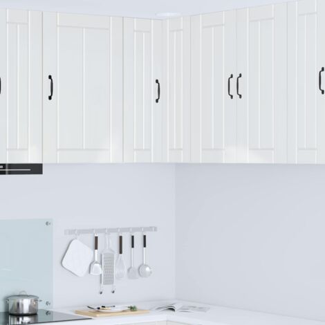 Armoire de cuisine-Meuble de cuisine-Armoire de rangement Blanc brillant 57 x 57 x 80 cm