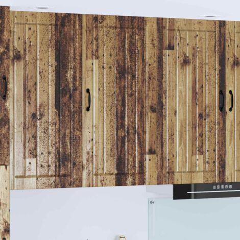Armoire de cuisine-Meuble de cuisine-Armoire de rangement Bois ancien 50 x 31 x 100 cm