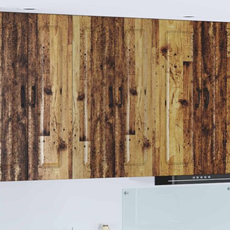 Armoire de cuisine-Meuble de cuisine-Armoire de rangement Kalmar Bois ancien 60 x 31 x 100 cm 838573
