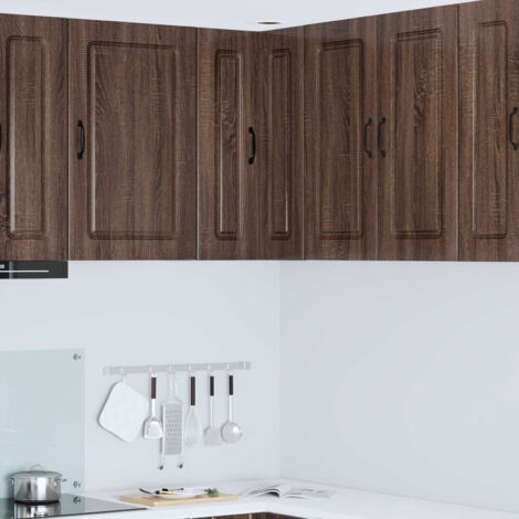 Armoire de cuisine-Meuble de cuisine-Armoire de rangement Kalmar Chêne brun 57 x 57 x 80 cm