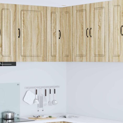 Armoire de cuisine-Meuble de cuisine-Armoire de rangement Kalmar Chêne Sonoma 57 x 57 x 80 cm