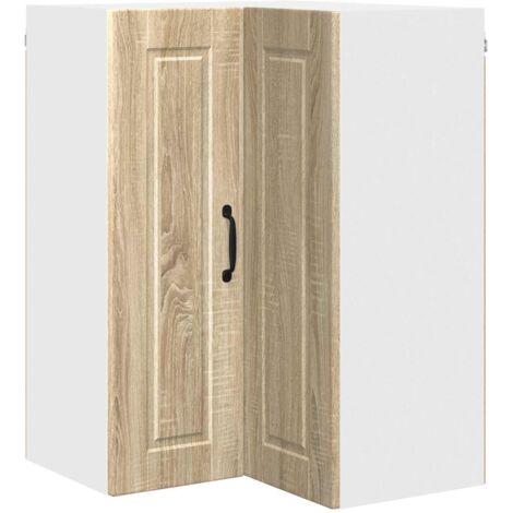 Armoire de cuisine Meuble de cuisine avec étagère Chêne Sonoma 57 x 57 x 80 cm