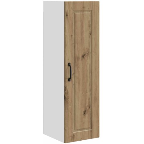 Armoire de cuisine  Meuble de cuisine avec porte Chêne artisanal 30 x 31 x 100 cm