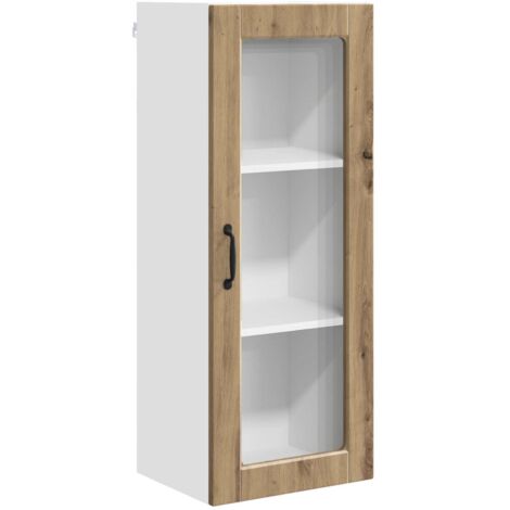 Armoire de cuisine  Meuble de cuisine avec porte Chêne artisanal 40 x 31 x 100 cm