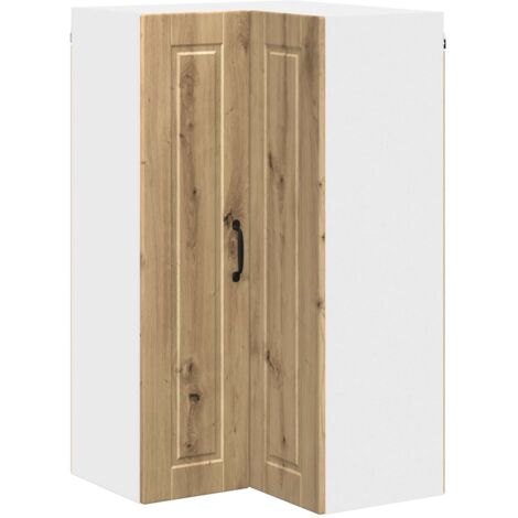 Armoire de cuisine  Meuble de cuisine avec porte Chêne artisanal 57 x 57 x 100 cm