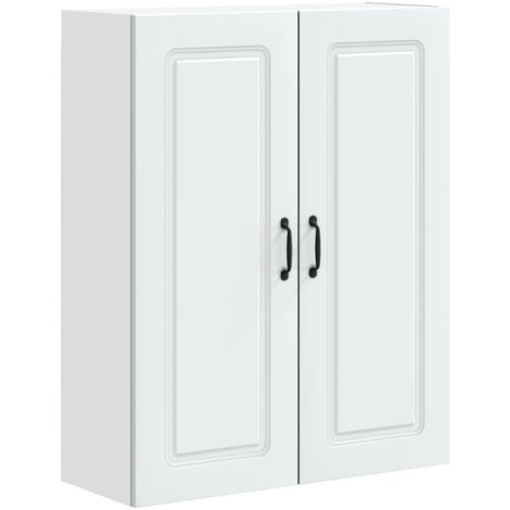 Armoire de cuisine Meuble de cuisine avec stockage Kalmar Blanc 80 x 31 x 100 cm