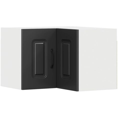 Armoire de cuisine Meuble de cuisine avec stockage Kalmar Noir 57 x 57 x 40 cm
