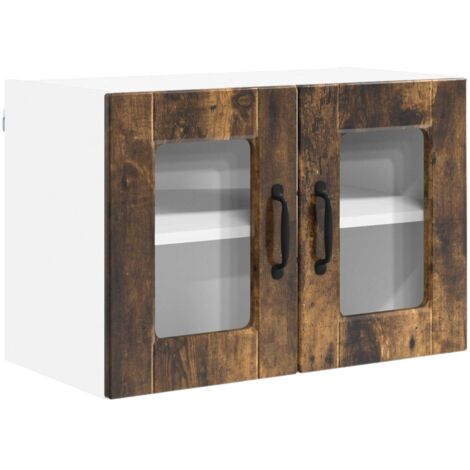 Armoire de cuisine  Meuble de cuisine Chêne fumé 60 x 31 x 40 cm Bois d'ingénierie