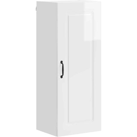 Armoire de cuisine  Meuble de cuisine Kalmar Blanc brillant 40 x 31 x 100 cm