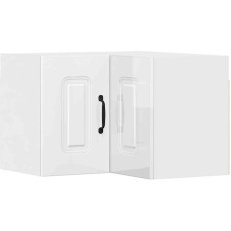 Armoire de cuisine Meuble de cuisine Kalmar Blanc brillant 57 x 57 x 40 cm