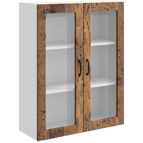 Armoire de cuisine  Meuble de cuisine Kalmar Bois ancien 80 x 31 x 100 cm