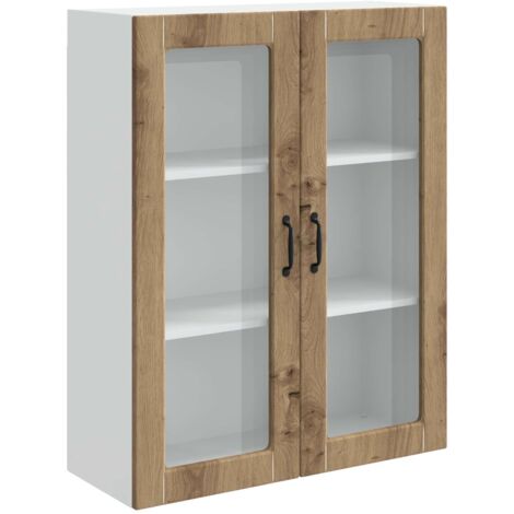 Armoire de cuisine  Meuble de cuisine Kalmar Chêne artisanal 80 x 31 x 100 cm