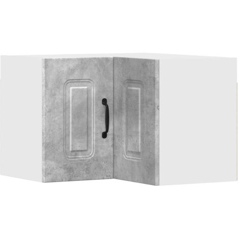 Armoire de cuisine Meuble de cuisine Kalmar Gris béton 57 x 57 x 40 cm