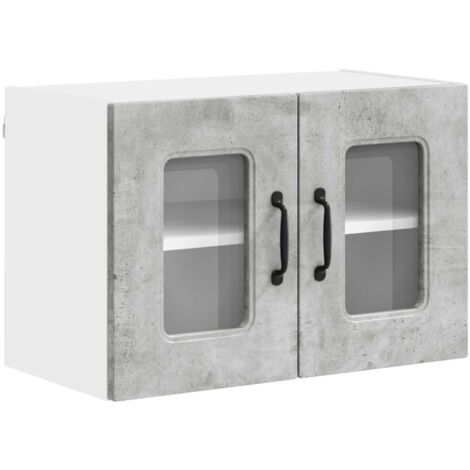 Armoire de cuisine  Meuble de cuisine Kalmar Gris béton 60 x 31 x 40 cm