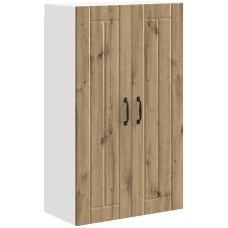 Armoire de cuisine Meuble de cuisine Lucca Chêne artisanal 60 x 31 x 100 cm