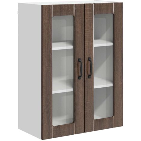 Armoire de cuisine  Meuble de cuisine Lucca Chêne brun 60 x 31 x 80 cm
