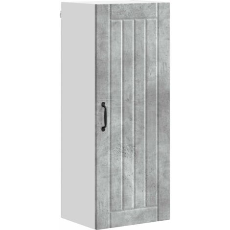 Armoire de cuisine  Meuble de cuisine Lucca Gris béton 40 x 31 x 100 cm