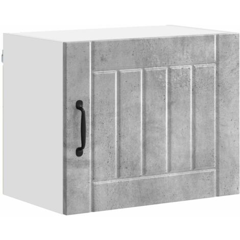 Armoire de cuisine Meuble de cuisine Lucca Gris béton 50 x 31 x 40 cm