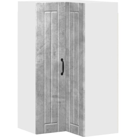 Armoire de cuisine  Meuble de cuisine Lucca Gris béton 57 x 57 x 100 cm