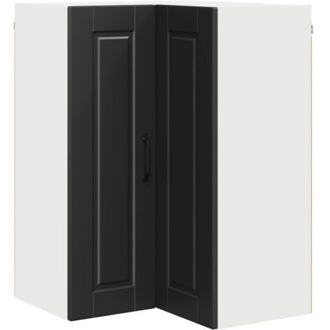 Armoire de cuisine Meuble de cuisine Noir 57 x 57 x 80 cm Bois d'ingénierie