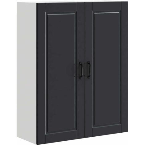 Armoire de cuisine  Meuble de cuisine Noir 80 x 31 x 100 cm Bois d'ingénierie