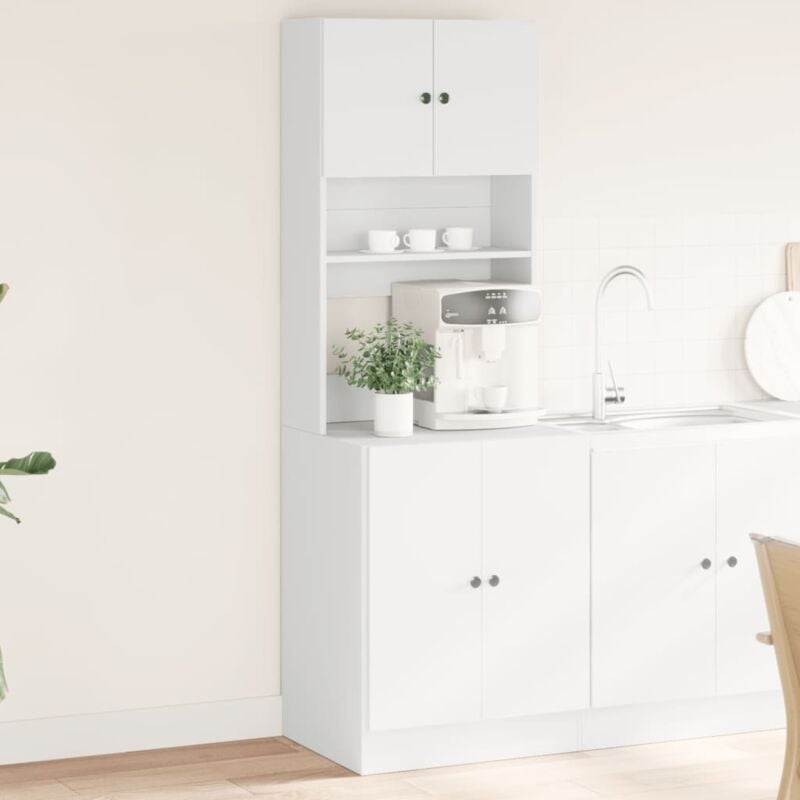Vidaxl - Armoire de cuisine blanc 60x50x180 cm bois d'ingénierie