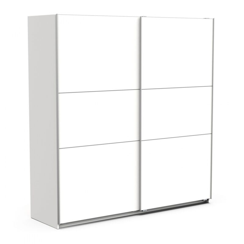 Befara - armoire de différentes tailles à portes coulissantes adapta - Blanc - Largeur - 200 cm