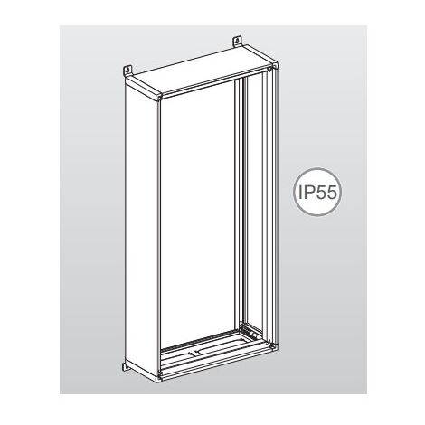 Armoire de distribution à monter en saillie 1450x600x260mm blanc sans porte Prisma G SCHNEIDER ELECTRIC 08307A