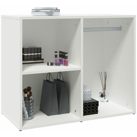 Armoire de dressing Blanc 80x40x65 Bois d'ingénierie