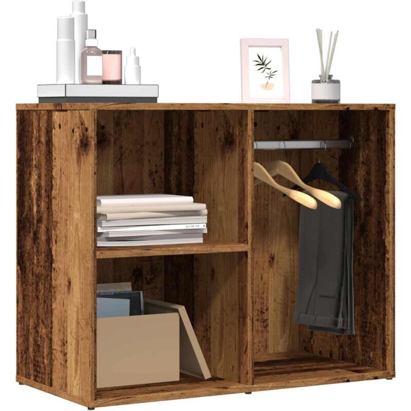 Vidaxl - Armoire de dressing vieux bois 80x40x65 cm bois d'ingénierie
