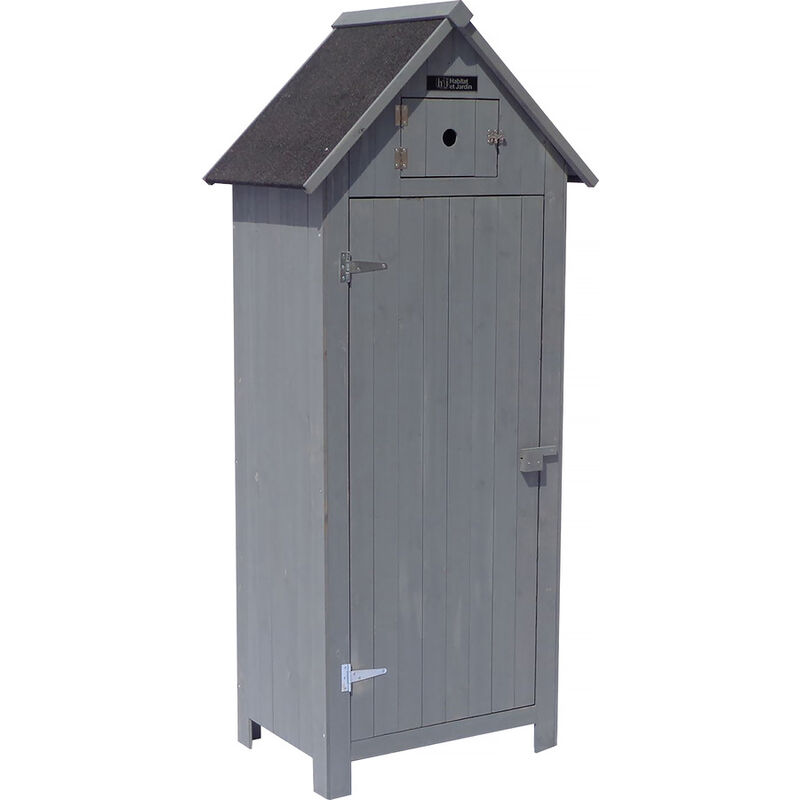 Armoire De Jardin Cabanon 77 X 54 5 X 179 Cm Anthracite 1353 86928