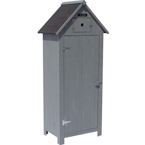Armoire de jardin Cabanon - 77 x 54.5 x 179 cm - Anthracite